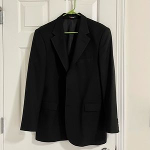 Thrifted Black Wool Blazer